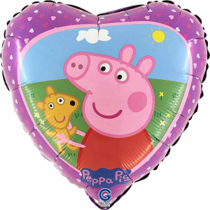 Palloncino in Foil 18" Peppa Pig Heart