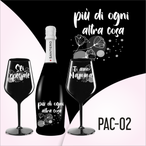 Pac + Santero Black + 2 Calici Black (Più di ogni altra cosa)