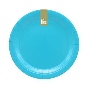 Piatto in Carta cm.24 pz.15 Turchese