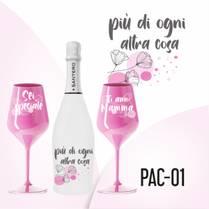 Pac + Santero White + 2 Calici Rosa (Più di ogni altra cosa)