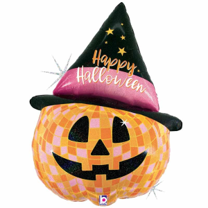 Palloncino in Foil 42" Super Shape Zucca Stregata
