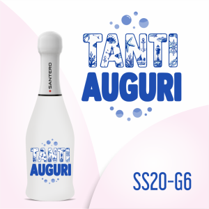 Santero Spumante Extra Dry White Lt 0,20 Tanti Auguri Summer