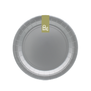 Piatto in Carta cm18 pz.15 Argento