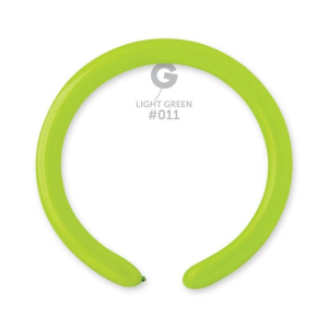 Palloncino 2” Modellabile D4 Verde Lime 011 100pz