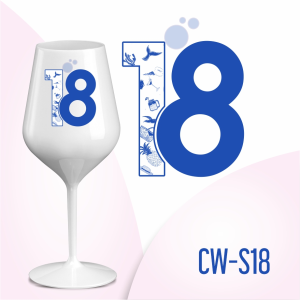 18 Anni Summer Calice Wine Cocktail ABS Bianco 470 cc
