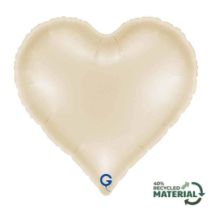 Palloncino in Foil 18" Mylar Cuore Verde Oliva Satinato