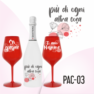 Pac + Santero White + 2 Calici Rossi (Più di ogni altra cosa)