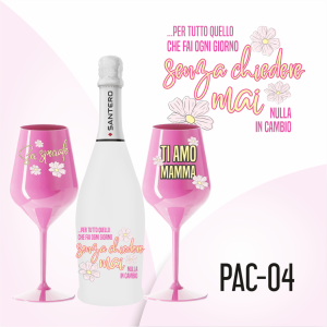 Pac + Santero White + 2 Calici Rosa (Senza chiedere mai)