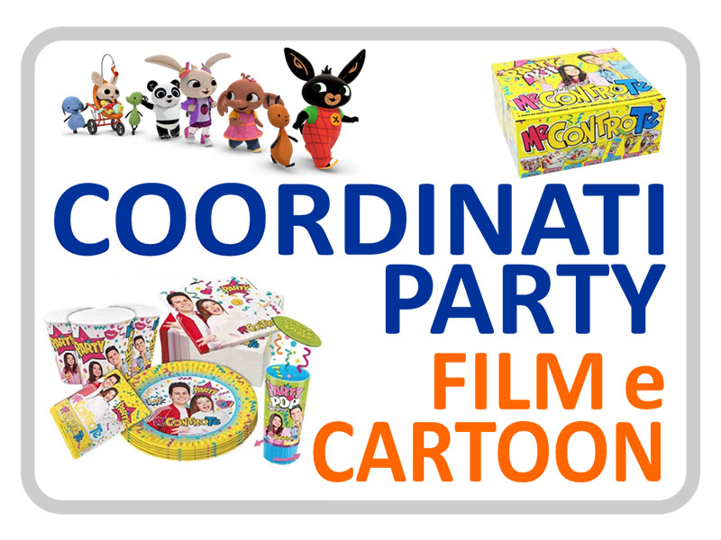 Coordinati Party Film e Cartoni