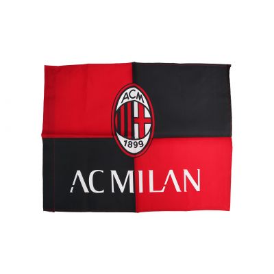 Bandiera Ufficiale AC Milan 100x140cm - Banner Grande Per Tifosi, Striscione Da Stadio